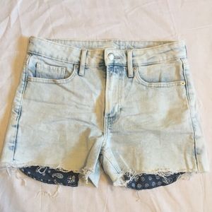 Old Navy white wash shorts